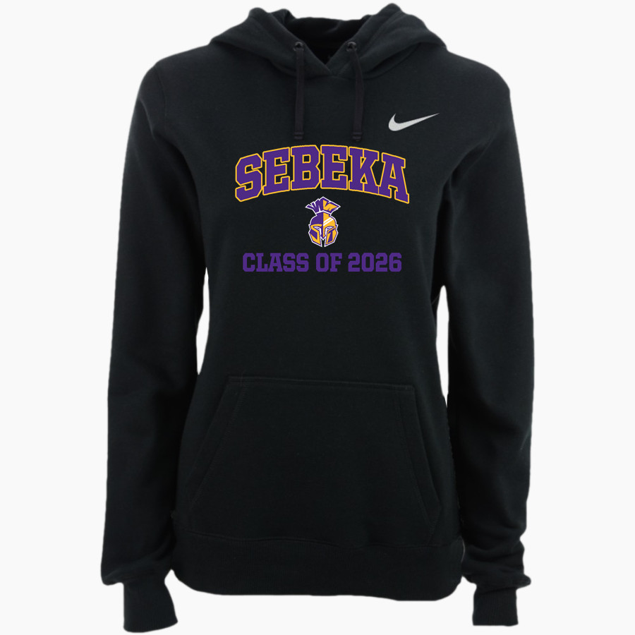 SEBEKA HIGH SCHOOL Trojans Online Store <span class="pdp-name-mascot">SEBEKA TROJANS</span> Nike Women's Club Pullover Fleece Hoodie