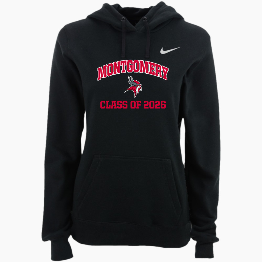 Montgomery Vikings Nike Women's Club Pullover Fleece Hoodie