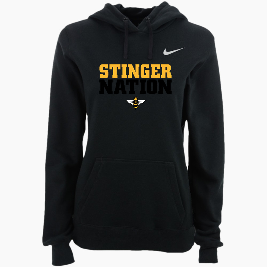 Champion Schools Stingers <span class="pdp-name-mascot">Champion Schools- Chandler Stingers</span> Nike Women's Club Pullover Fleece Hoodie