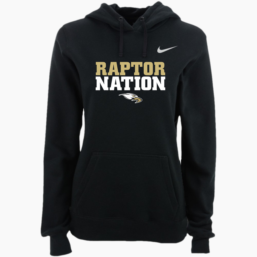 East Ridge Raptors Nike Women's Club Pullover Fleece Hoodie