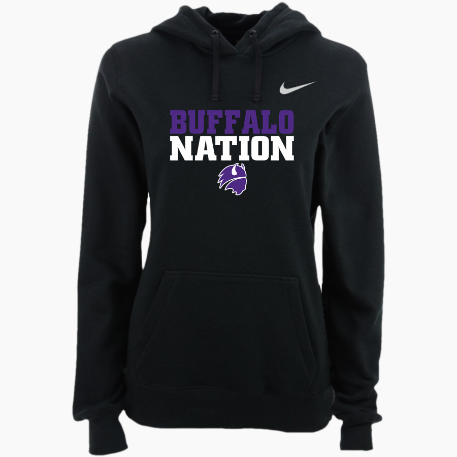 MOUNTAIN VIEW HIGH SCHOOL BUFFALOS <span class="pdp-name-mascot">MOUNTAIN VIEW BUFFALOS</span> Nike Women's Club Pullover Fleece Hoodie