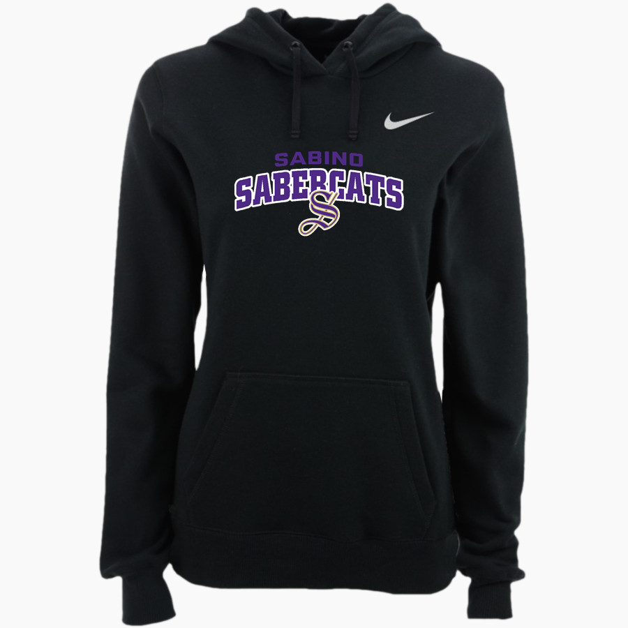 SABINO HIGH SCHOOL SABERCATS <span class="pdp-name-mascot">SABINO SABERCATS</span> Nike Women's Club Pullover Fleece Hoodie