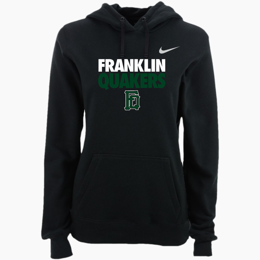 Franklin Quakers Nike Women's Club Pullover Fleece Hoodie