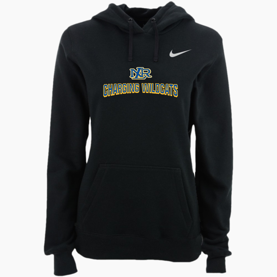 NORTH LITTLE ROCK HIGH SCHOOL CHARGING WILDCATS Nike Women's Club Pullover Fleece Hoodie
