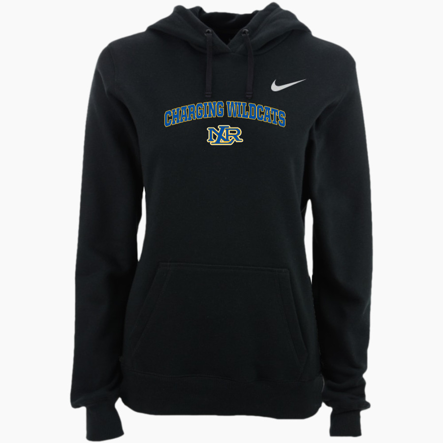 NORTH LITTLE ROCK HIGH SCHOOL CHARGING WILDCATS Nike Women's Club Pullover Fleece Hoodie