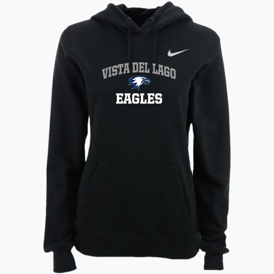 VISTA DEL LAGO HIGH SCHOOL EAGLES Nike Women's Club Pullover Fleece Hoodie