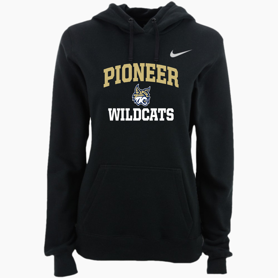 Pioneer Wildcats <span class="pdp-name-mascot">Pioneer Middle School Wildcats</span> Nike Women's Club Pullover Fleece Hoodie