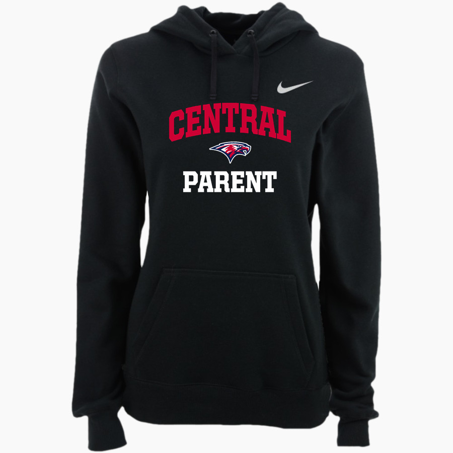 CENTRAL CATHOLIC HIGH SCHOOL EAGLES <span class="pdp-name-mascot">CENTRAL EAGLES</span> Nike Women's Club Pullover Fleece Hoodie