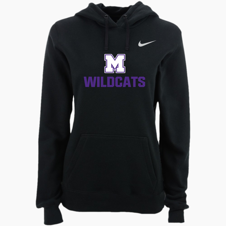 MONTEREY HIGH SCHOOL WILDCATS <span class="pdp-name-mascot">MONTEREY WILDCATS</span> Nike Women's Club Pullover Fleece Hoodie