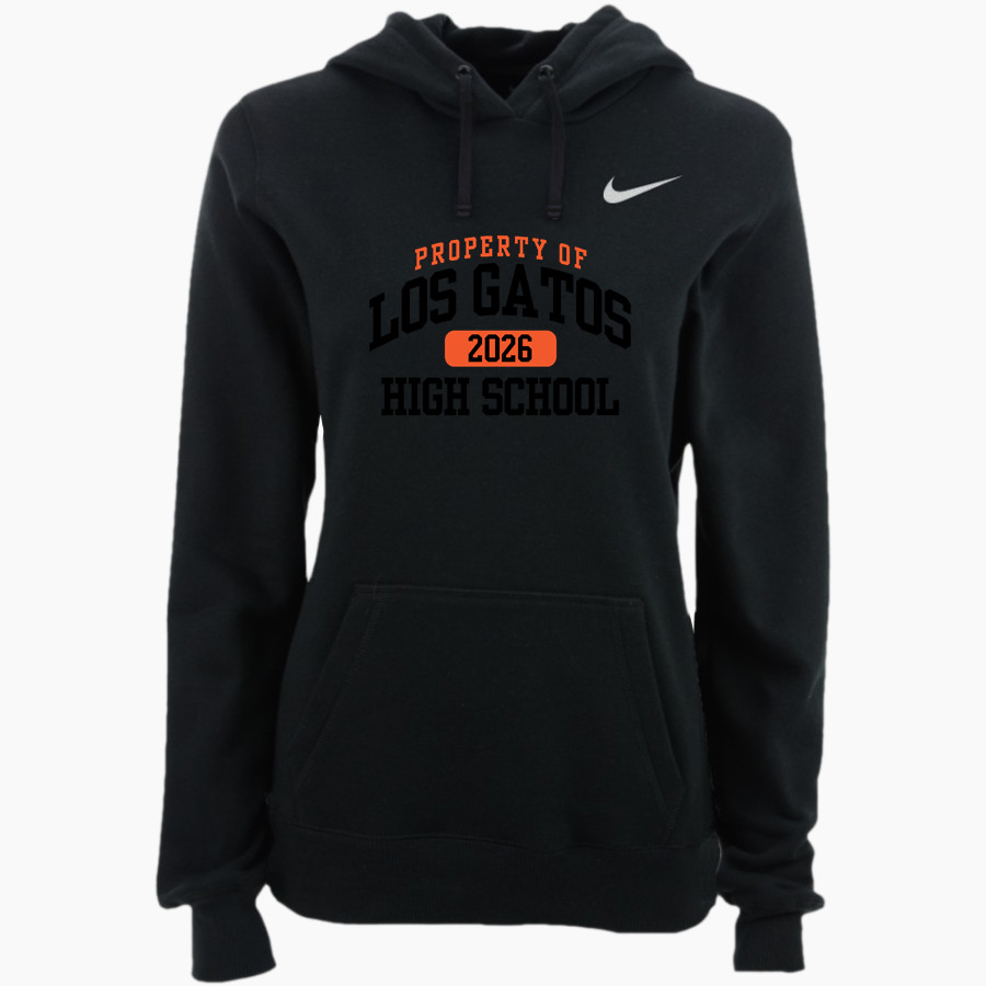 LOS GATOS HIGH SCHOOL WILDCATS <span class="pdp-name-mascot">LOS GATOS WILDCATS</span> Nike Women's Club Pullover Fleece Hoodie