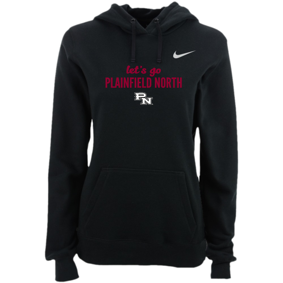 PLAINFIELD NORTH HIGH SCHOOL TIGERS <span class="pdp-name-mascot">PLAINFIELD NORTH TIGERS</span> Nike Women's Club Pullover Fleece Hoodie