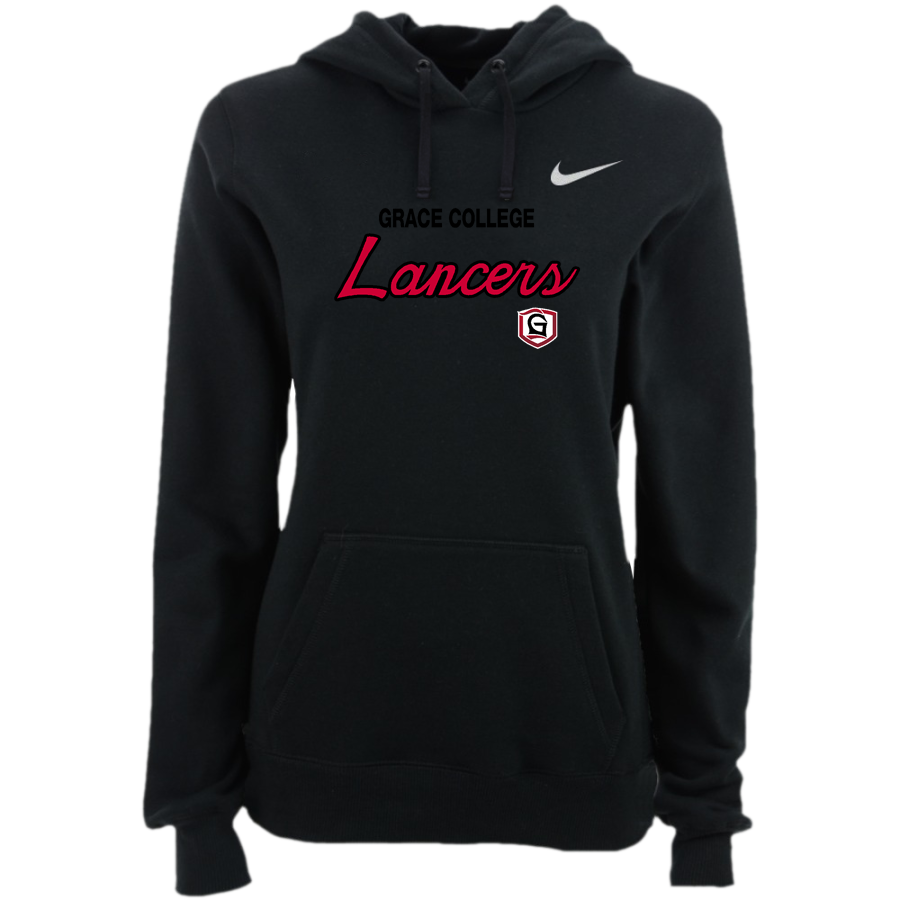 Grace College Lancers <span class="pdp-name-mascot">Grace College Lancers</span> Nike Women's Club Pullover Fleece Hoodie