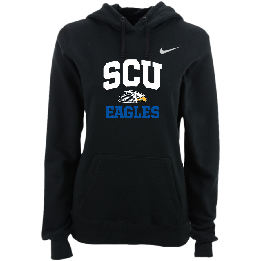 SCU Eagles <span class="pdp-name-mascot">SCU Eagles</span> Nike Women's Club Pullover Fleece Hoodie