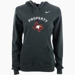 IL Texas Eagles Nike Women's Club Pullover Fleece Hoodie Front Thumbnail
