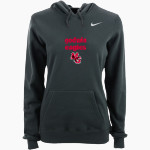 Godwin Eagles Nike Women's Club Pullover Fleece Hoodie Front Thumbnail