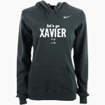 Xavier Falcons Nike Women's Club Pullover Fleece Hoodie Front Thumbnail