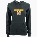 Miles Golden Bears Nike Women's Club Pullover Fleece Hoodie Front Thumbnail
