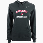 Montgomery Vikings Nike Women's Club Pullover Fleece Hoodie Front Thumbnail