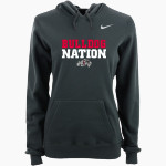 Boscobel Bulldogs Nike Women's Club Pullover Fleece Hoodie Front Thumbnail