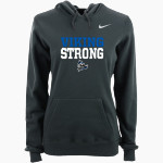 Winnebago Lutheran Vikings Online Store Nike Women's Club Pullover Fleece Hoodie Front Thumbnail