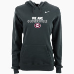 Gloversville High School <span class="pdp-name-mascot">Gloversville Dragon Huskies</span> Nike Women's Club Pullover Fleece Hoodie Front Thumbnail