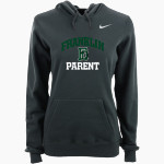 Franklin Quakers <span class="pdp-name-mascot">Franklin Quakers</span> Nike Women's Club Pullover Fleece Hoodie Front Thumbnail