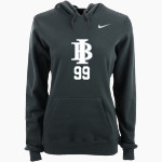 Indiana Bulls Baseball The Official Online Store Nike Women's Club Pullover Fleece Hoodie Front Thumbnail