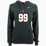 Official Store of the Warriors <span class="pdp-name-mascot">Indiana Tech Warriors</span> Nike Women's Club Pullover Fleece Hoodie Front Thumbnail