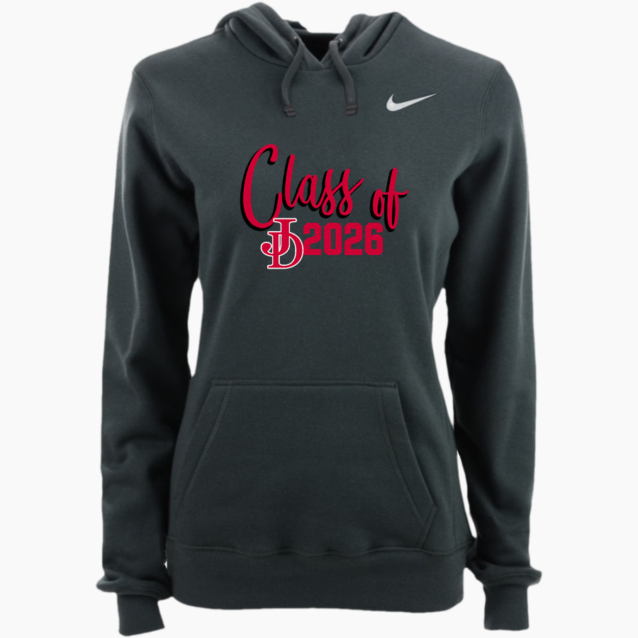 Jamesville DeWitt Red Rams Nike Women's Club Pullover Fleece Hoodie