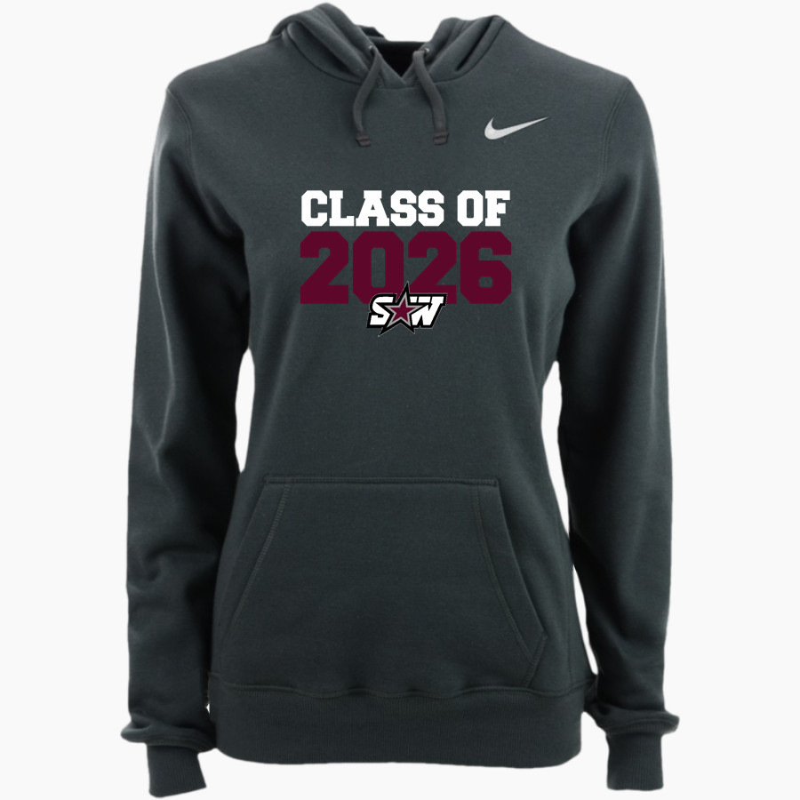 Southwest Christian Stars Nike Women's Club Pullover Fleece Hoodie