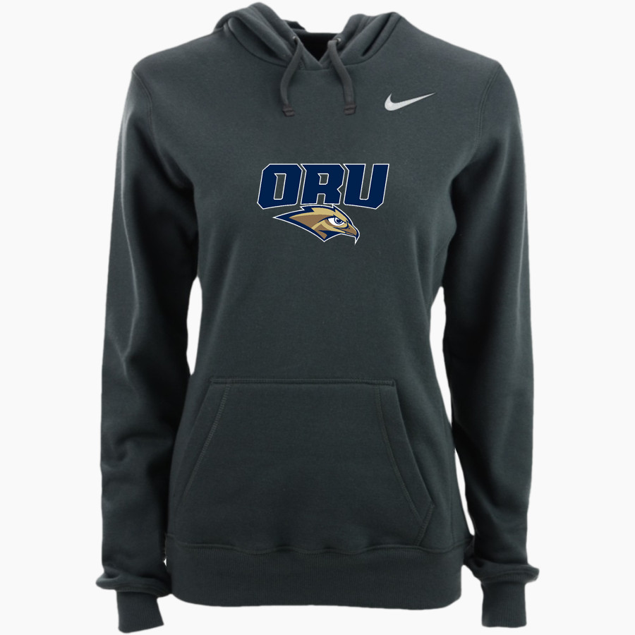 Oral Roberts Golden Eagles <span class="pdp-name-mascot">Oral Roberts Golden Eagles</span> Nike Women's Club Pullover Fleece Hoodie
