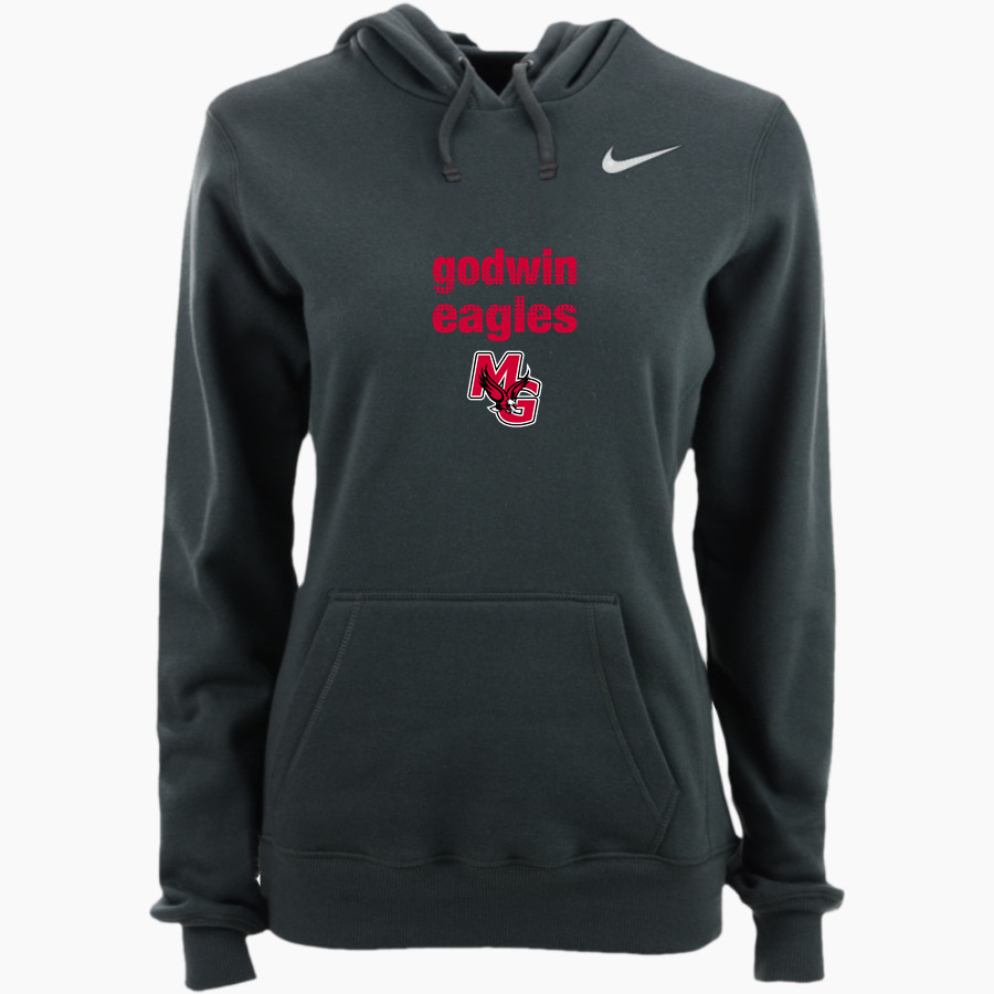 Godwin Eagles Nike Women's Club Pullover Fleece Hoodie