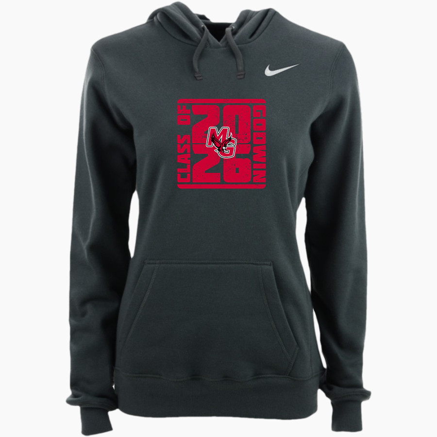 Godwin Eagles Nike Women's Club Pullover Fleece Hoodie