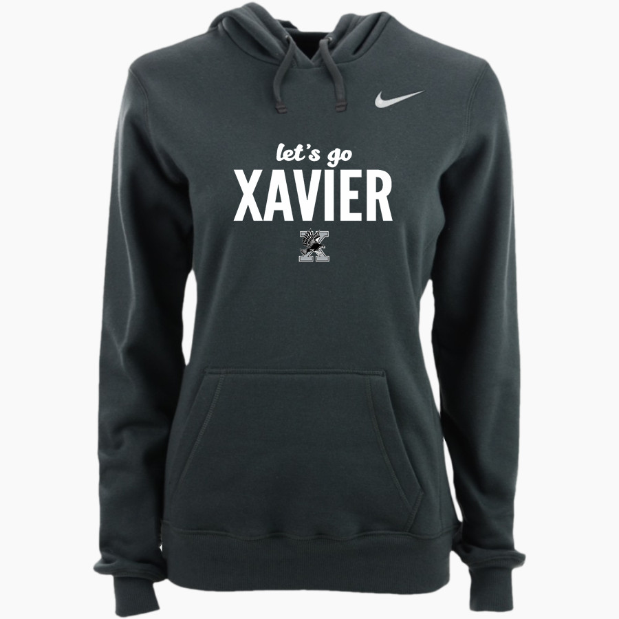 Xavier Falcons Nike Women's Club Pullover Fleece Hoodie
