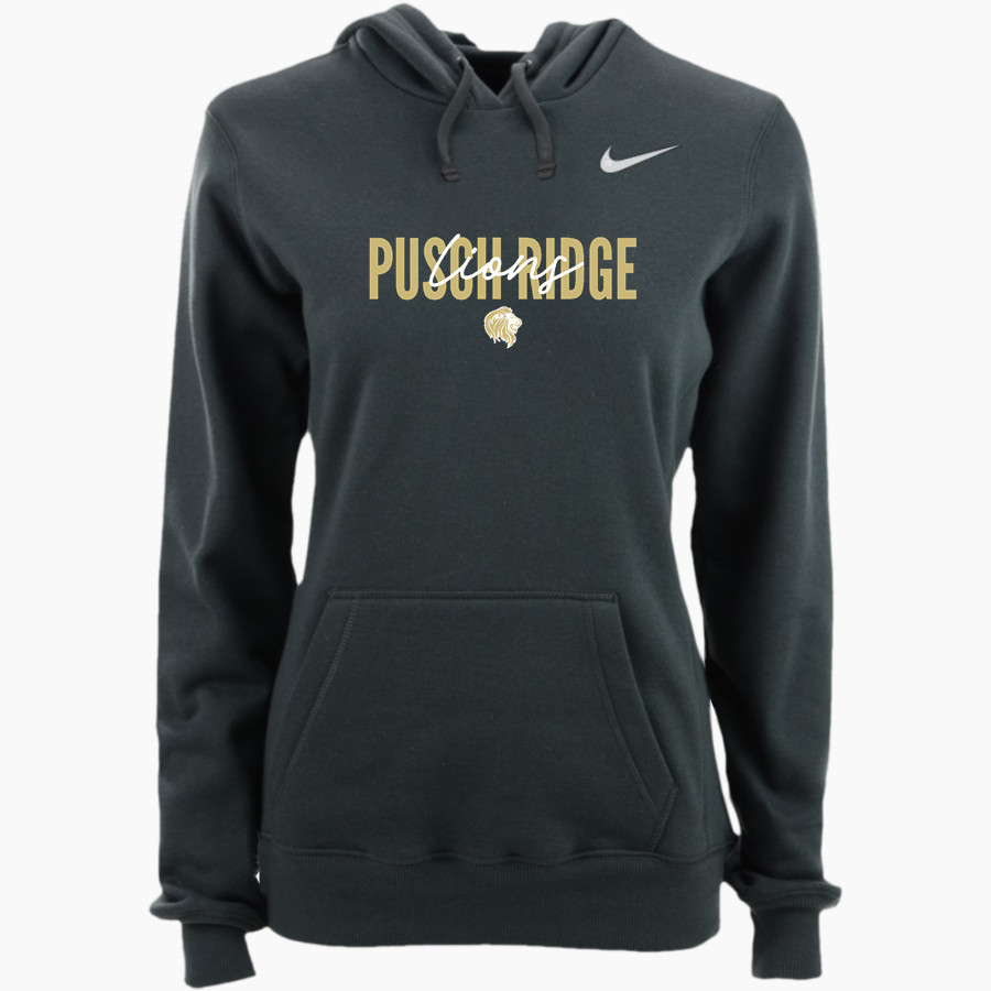Pusch Ridge Lions Nike Women's Club Pullover Fleece Hoodie