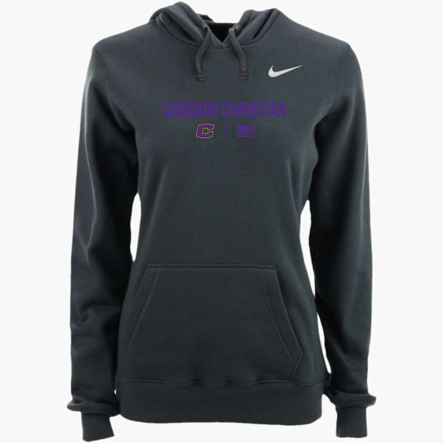 Cascade Christian Challengers <span class="pdp-name-mascot">Cascade Christian Challengers</span> Nike Women's Club Pullover Fleece Hoodie