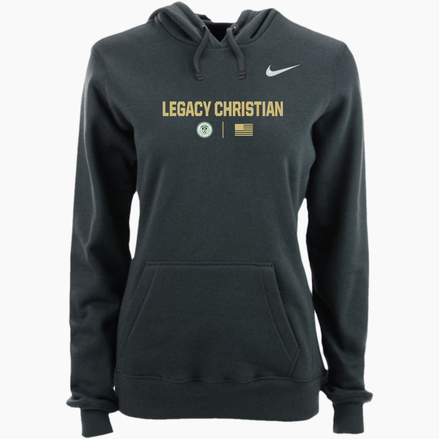 LEGACY CHRISTIAN WARRIORS Nike Women's Club Pullover Fleece Hoodie