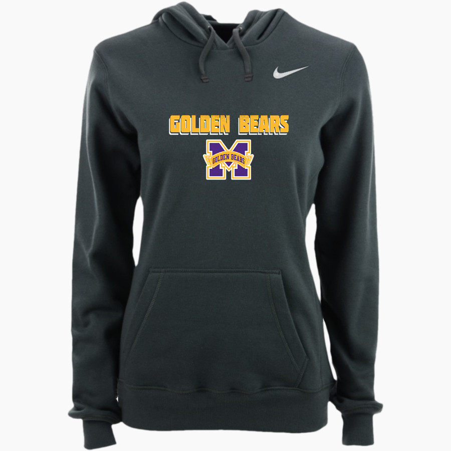 Miles Golden Bears Nike Women's Club Pullover Fleece Hoodie