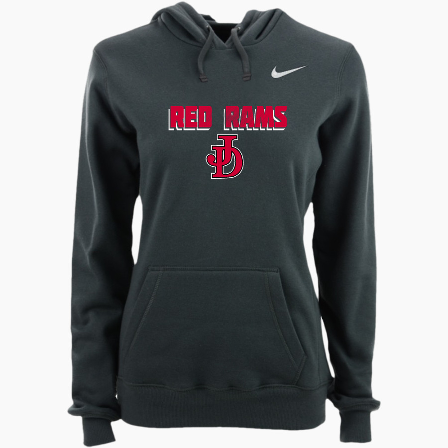 Jamesville DeWitt Red Rams Nike Women's Club Pullover Fleece Hoodie
