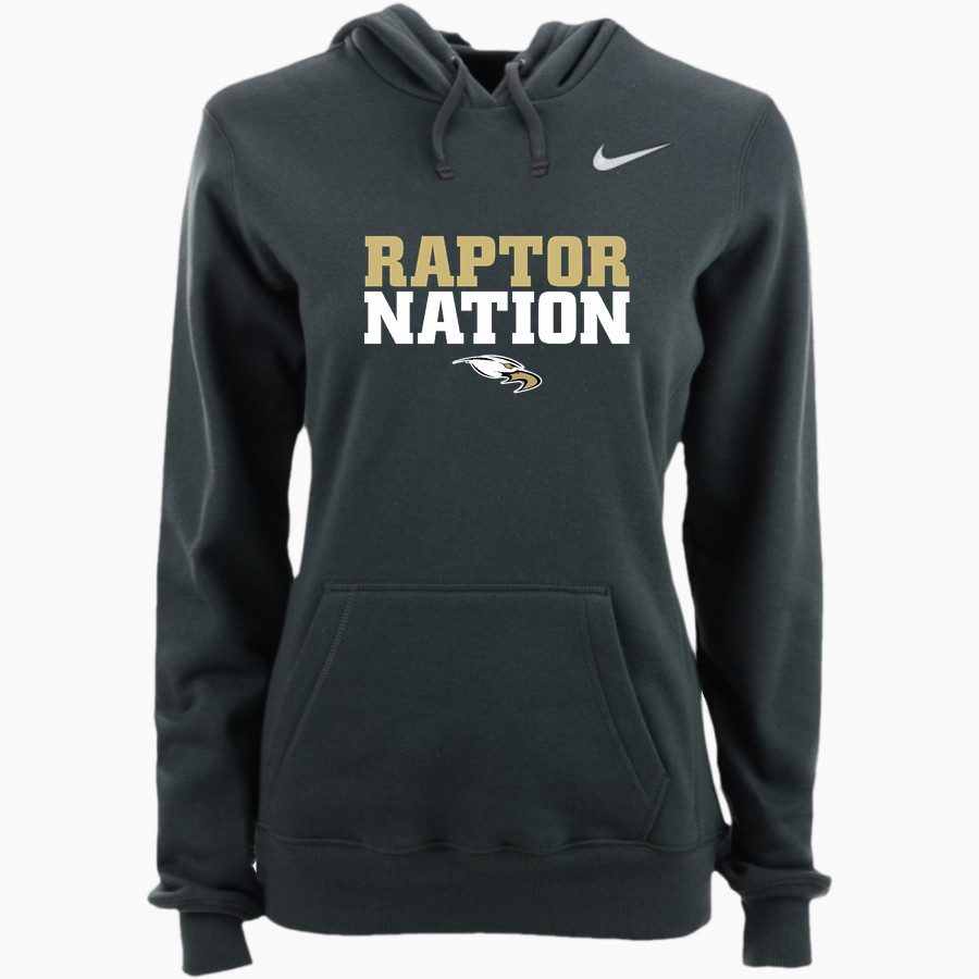 East Ridge Raptors Nike Women's Club Pullover Fleece Hoodie