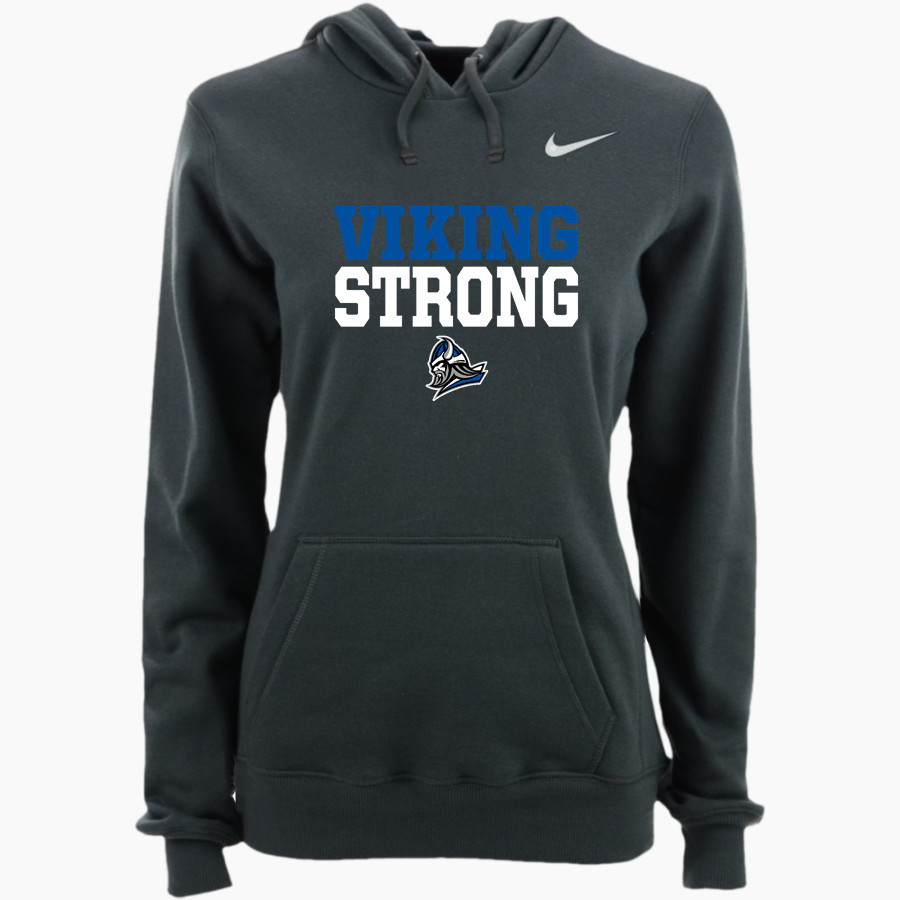 Winnebago Lutheran Vikings Online Store Nike Women's Club Pullover Fleece Hoodie