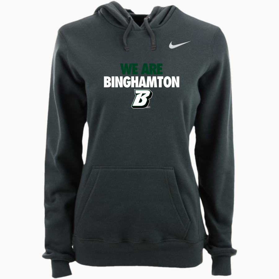 Binghamton University Nike Women's Club Pullover Fleece Hoodie