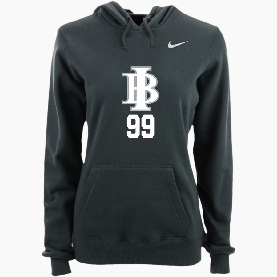 Indiana Bulls Baseball The Official Online Store Nike Women's Club Pullover Fleece Hoodie