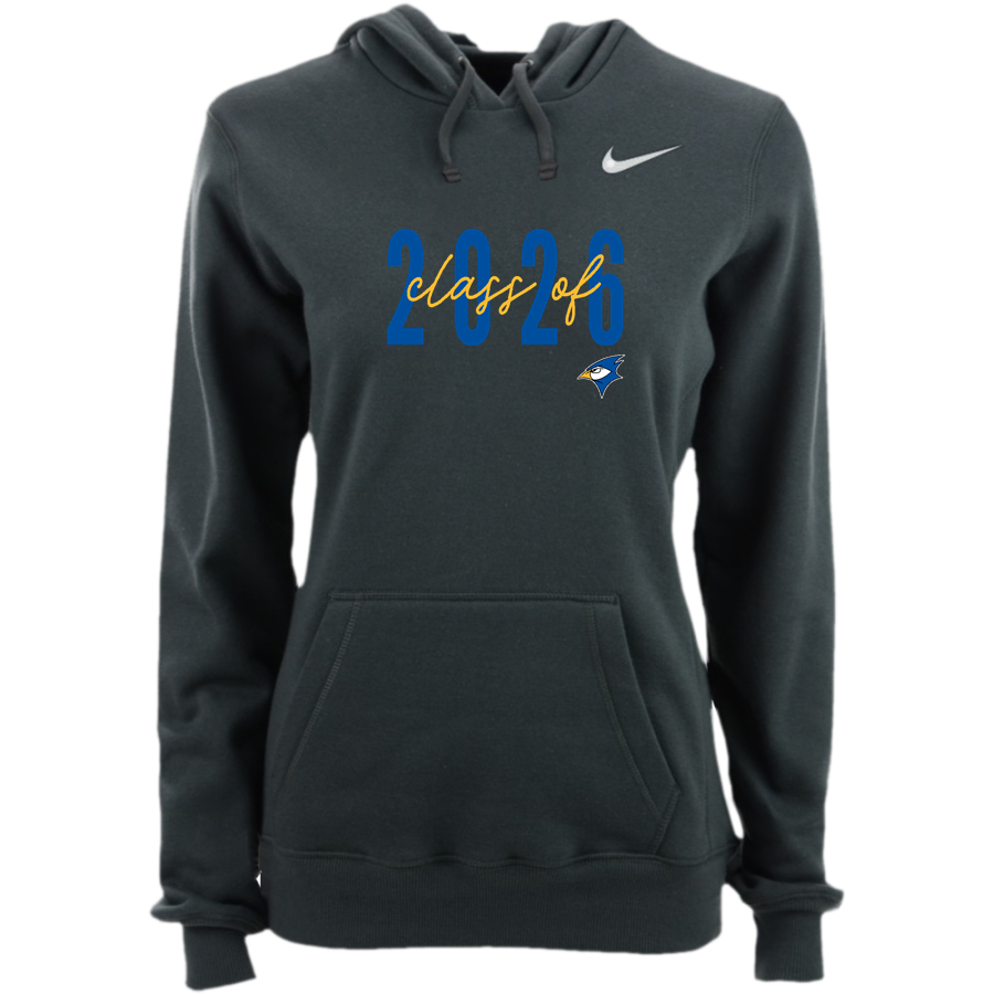 Johnson Creek BlueJays <span class="pdp-name-mascot">Johnson Creek Blue Jays</span> Nike Women's Club Pullover Fleece Hoodie
