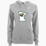 Bemidji State Athletics <span class="pdp-name-mascot">Bemidji State Beavers</span> Nike Women's Club Pullover Fleece Hoodie Front Thumbnail