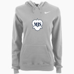 Mayfield Junior School Mustangs Online Store <span class="pdp-name-mascot">Mayfield Mustangs</span> Nike Women's Club Pullover Fleece Hoodie Front Thumbnail