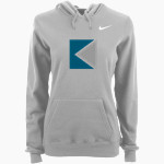 KENNY PIPE & SUPPLY Nike Women's Club Pullover Fleece Hoodie Front Thumbnail