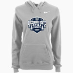Dickinson State Blue Hawks <span class="pdp-name-mascot">Dickinson State Blue Hawks</span> Nike Women's Club Pullover Fleece Hoodie Front Thumbnail