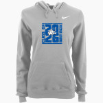 Wisconsin Lutheran Vikings Nike Women's Club Pullover Fleece Hoodie Front Thumbnail