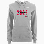 Milwaukee School of Engineering Nike Women's Club Pullover Fleece Hoodie Front Thumbnail